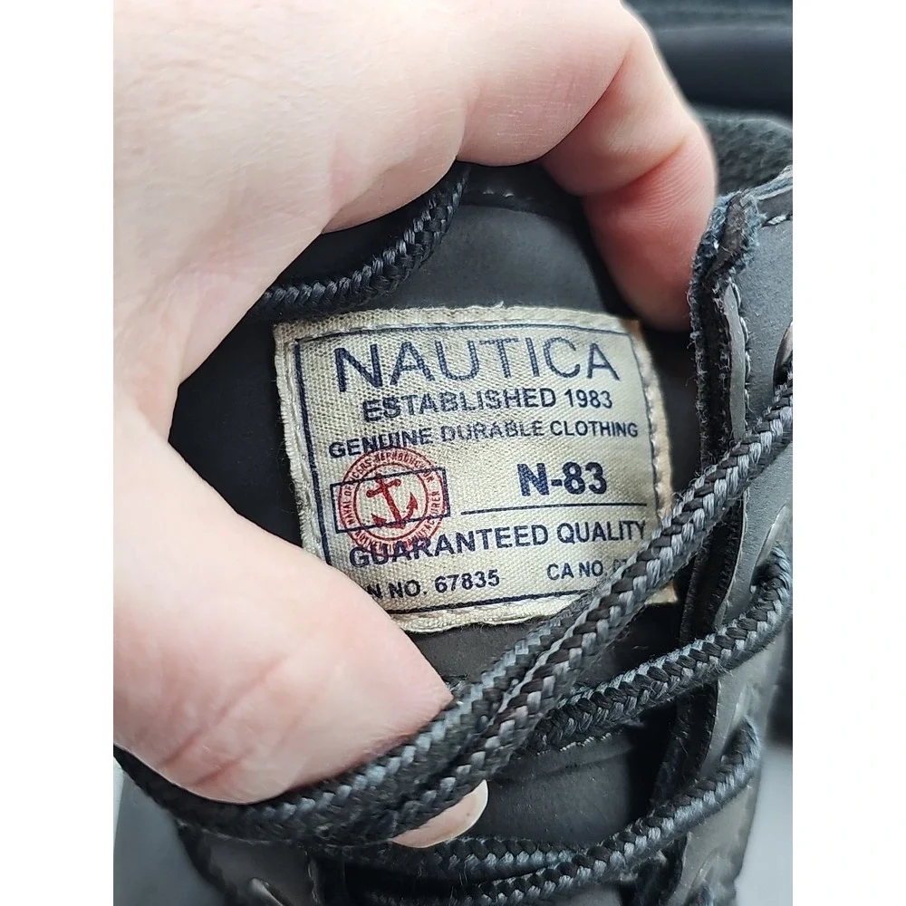 Nautica Mens size 11 channing grey gray Duck Boots-Waterproof Snow Boot#00S